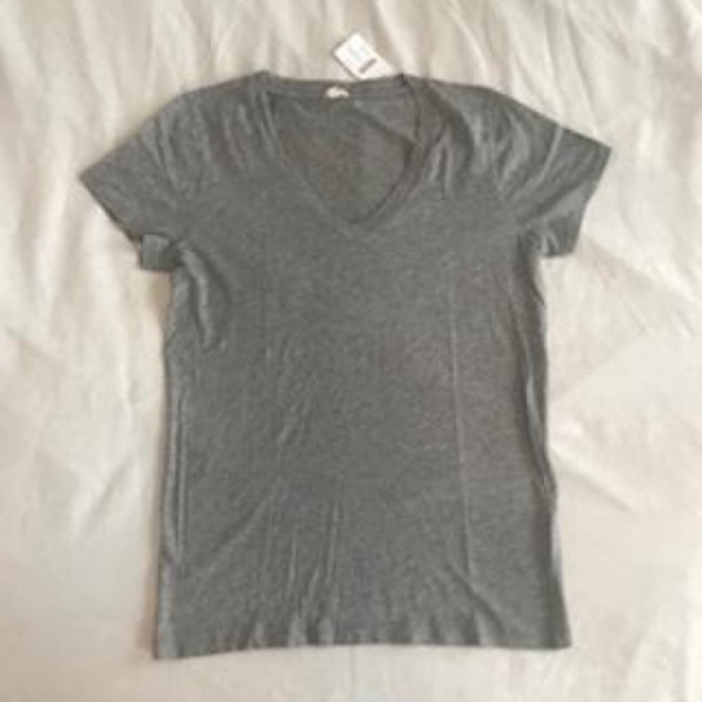 NWT J. Crew Factory Heather Gray Short Sleeve Tee